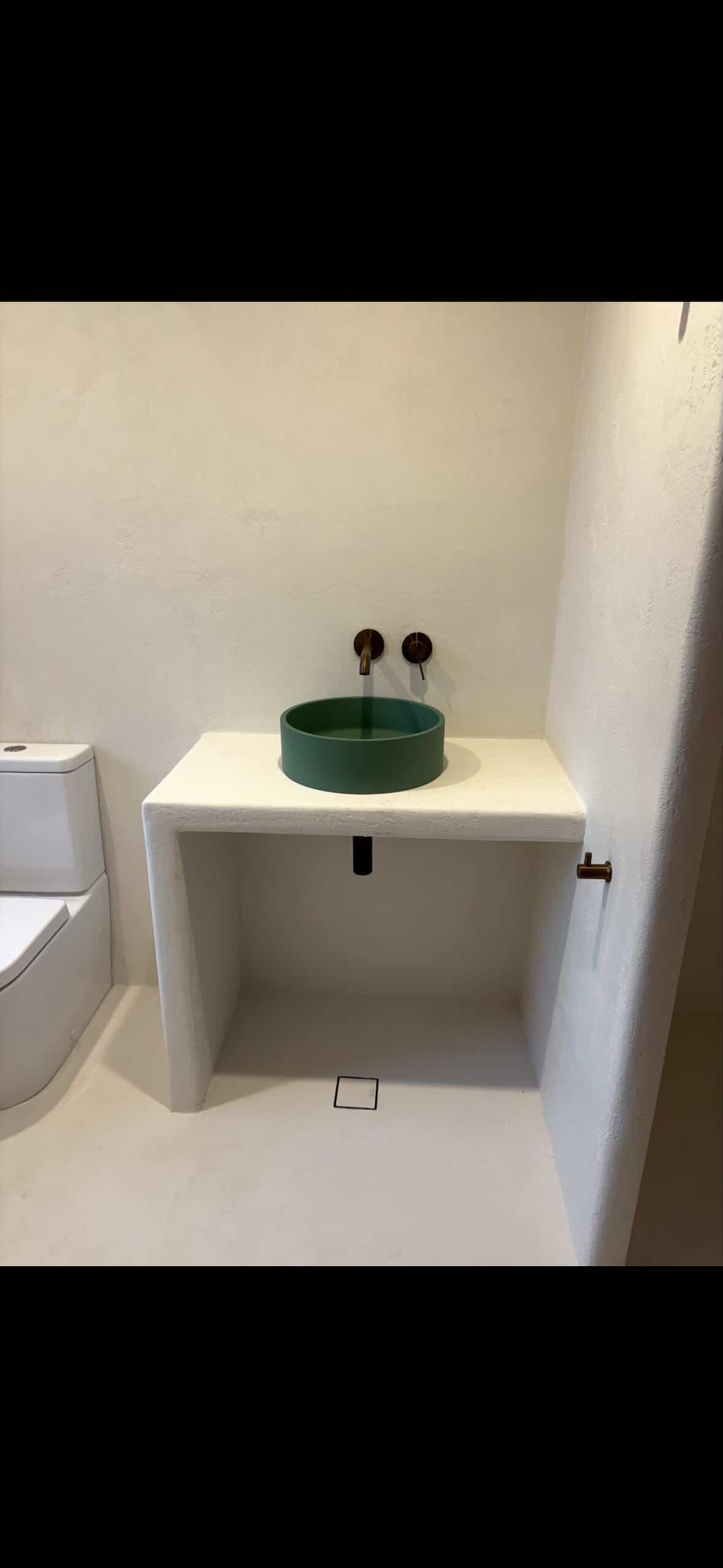 Microcement bathroom